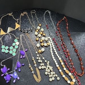 10 Lot Mixed Necklace Collection